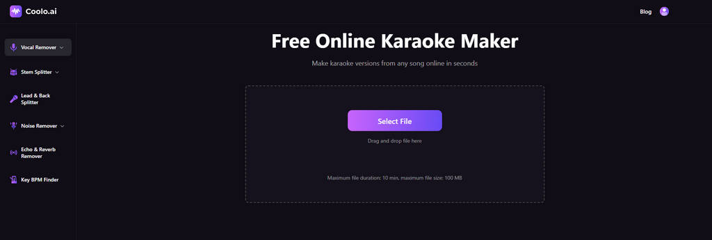 01 Kreator karaoke Coolo AI